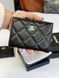 Жіночий шкіряний гаманець Chanel Classic Medium Wallet чорний зі золотом 978677986 фото 2
