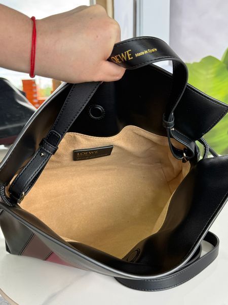 Шкіряна жіноча сумка Loewe Paseo Tote Bag Multicolor 548769 фото