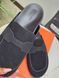Жіночі замшеві мюлі Herm&egrave;s Go mule чорні 978544 фото 5