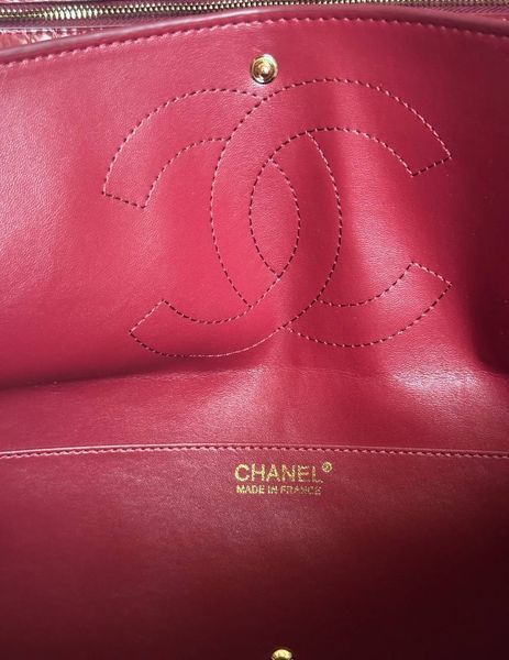 Жіноча сумка Chanel Croc Illusion Бордова 0000222 фото