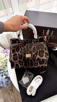 Жіноча лакова сумка Dolce & Gabbana Sicily Leopard 325252 фото