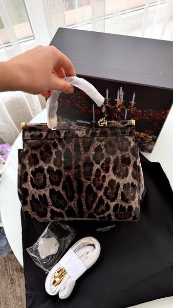 Жіноча лакова сумка Dolce & Gabbana Sicily Leopard 325252 фото
