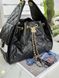Жіноча сумка Chanel 25 Small Hobo Handbag Black Caviar 06785 фото 3