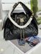 Жіноча сумка Chanel 25 Small Hobo Handbag Black Caviar 06785 фото 2
