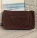 Жіноча замшева сумка Chanel Classic Maxi Flap Bag Chocolate Gold 88899553 фото 4