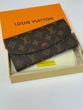 Жіночий гаманець Louis Vuitton Josephine Wallet Monogram з червоною кнопкою 6737878 фото