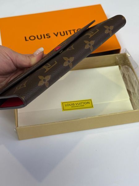 Жіночий гаманець Louis Vuitton Josephine Wallet Monogram з червоною кнопкою 6737878 фото