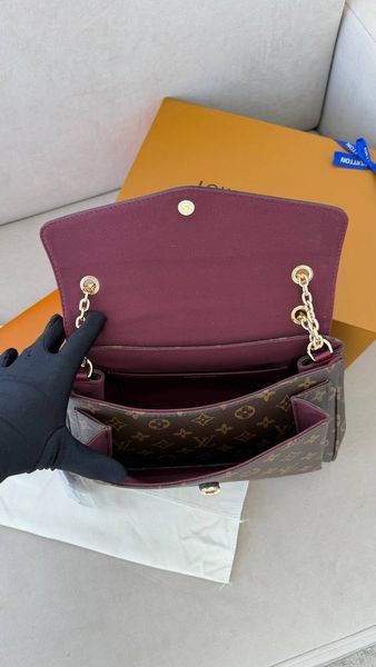 Жіноча шкіряна сумка Louis Vuitton Vavin Monogram/Bordeaux 00988766 фото