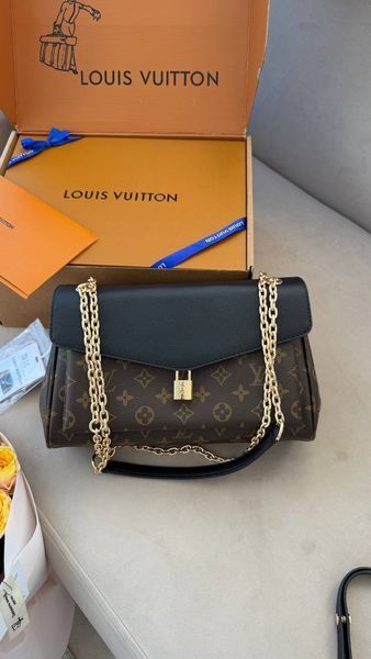 Жіноча шкіряна сумка Louis Vuitton Vavin Monogram/Black 78766 фото