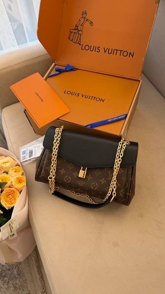 Жіноча шкіряна сумка Louis Vuitton Vavin Monogram/Black 78766 фото
