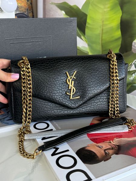 Жіноча сумка Yves Saint Laurent Envelope Black 07984 фото