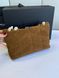 Жіноча замшева сумка Saint Laurent Loulou Puffer Toy Brown Gold 556662 фото 5