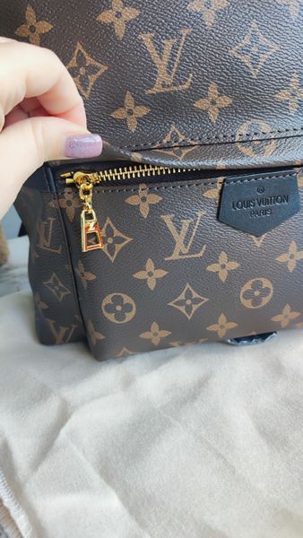 Жіночий шкіряний рюкзак Louis Vuitton Palm Springs Backpack Monogram Brown 998796 фото