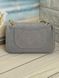 Жіноча замшева сумка Chanel Classic Flap Grey 333521 фото 3