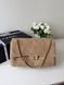 Жіноча замшева сумка Chanel Maxi Flap Bag 2026 темно-бежева 888363 фото 1