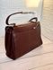 Жіноча шкіряна сумка Balenciaga Rodeo Burgundy BR28B фото 4