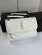 Жіноча шкіряна сумка Saint Laurent Niki White 7554432 фото 2