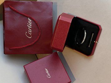 Браслет Cartier Love Bracelet White Gold 76765456 фото