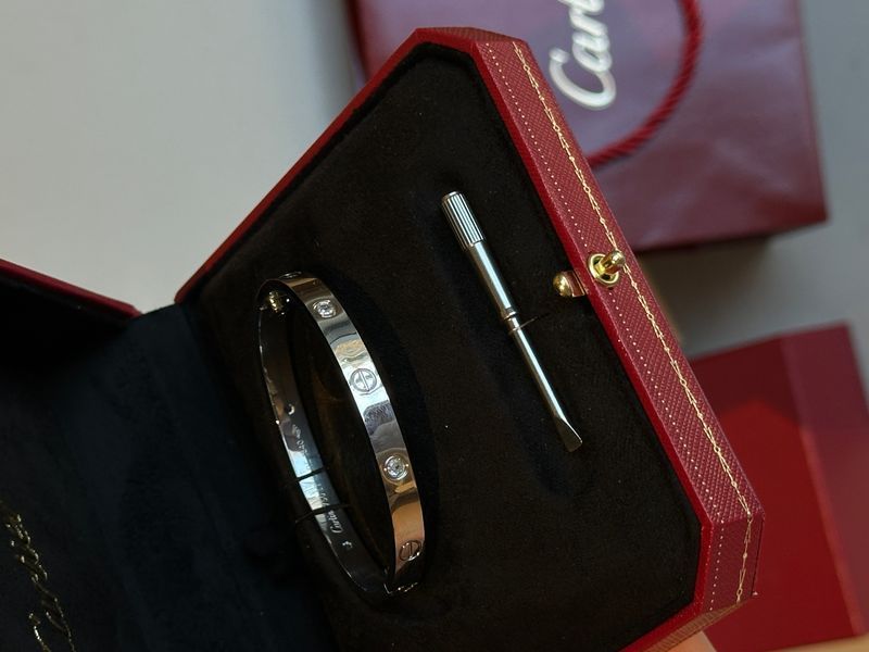 Браслет Cartier Love Bracelet White Gold 76765456 фото