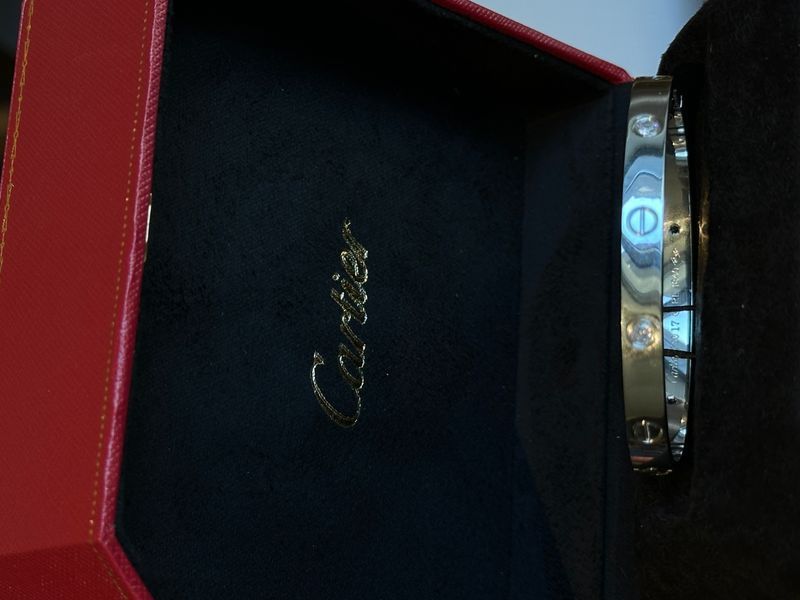 Браслет Cartier Love Bracelet White Gold 76765456 фото