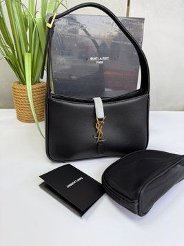 Жіноча шкіряна сумка Saint Laurent Le 5 &agrave; 7 чорна 3453 фото