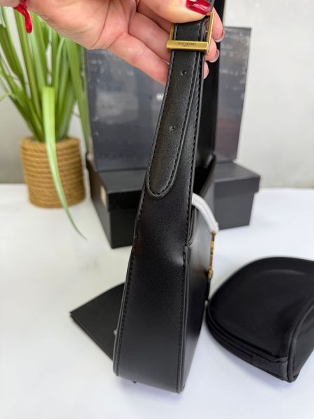 Жіноча шкіряна сумка Saint Laurent Le 5 &agrave; 7 чорна 3453 фото
