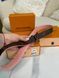 Двосторонній жіночий ремінь Louis Vuitton LV Initiales Monogram Pink срібло 87689 фото 4