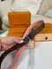 Двосторонній жіночий ремінь Louis Vuitton LV Initiales Monogram Pink срібло 87689 фото 5