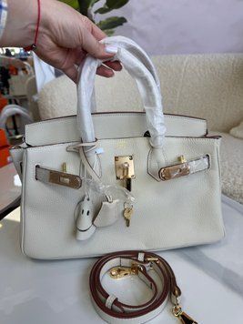 Жіноча сумка Herm&egrave;s Birkin Shoulder Bag Milk 998755 фото