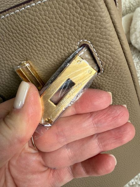 Жіноча шкіряна сумка Herm&egrave;s Birkin Etoupe Gold 352646 фото