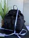 Жіночий нейлоновий рюкзак Prada Medium Re-Nylon Backpack Black 57373 фото 2