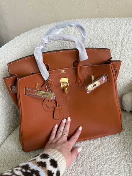 Жіноча шкіряна сумка Herm&egrave;s Birkin Gold 97895 фото
