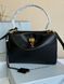 Жіноча шкіряна сумка Balenciaga Rodeo Bag Black Gold 78565 фото 2