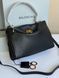 Жіноча шкіряна сумка Balenciaga Rodeo Bag Black Gold 78565 фото 3