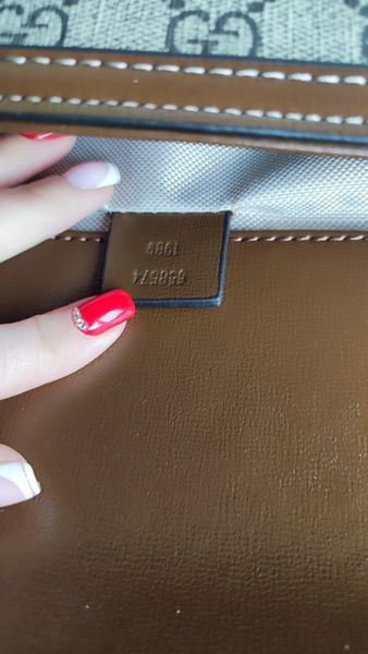 Жіноча шкіряна сумка Gucci Horsebit 1955 GG Supreme  907807 фото