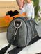 Жіноча шкіряна сумка Louis Vuitton Keepall 25 Monogram Eclipse 79795 фото 4