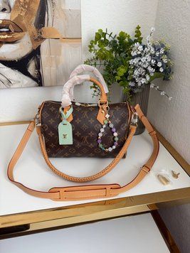 Жіноча сумка Louis Vuitton Speedy Soft 30 Lucky Monogram 78568 фото
